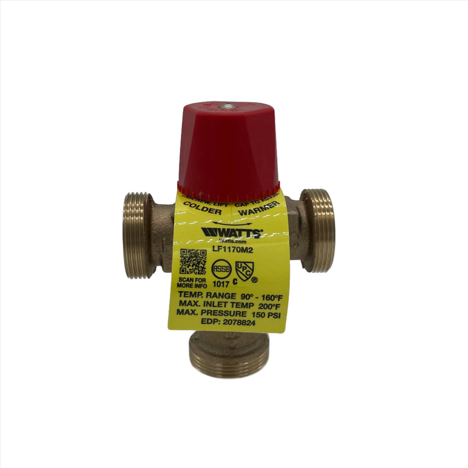 3/4 Inch (Lead-Free) Hot Water Control / Mixing Valve (LF1170M2-US 3/4)